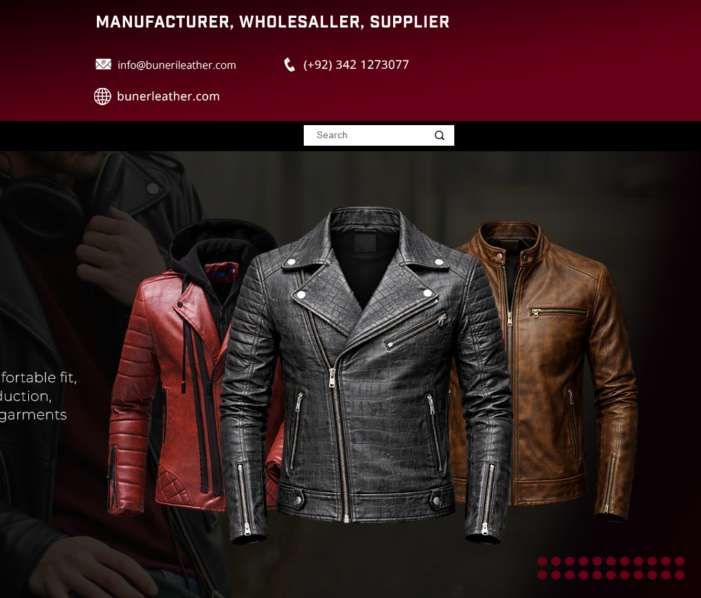 Buneri — Genuine Leather Jackets Collection available for Bulk OEM Herstellung