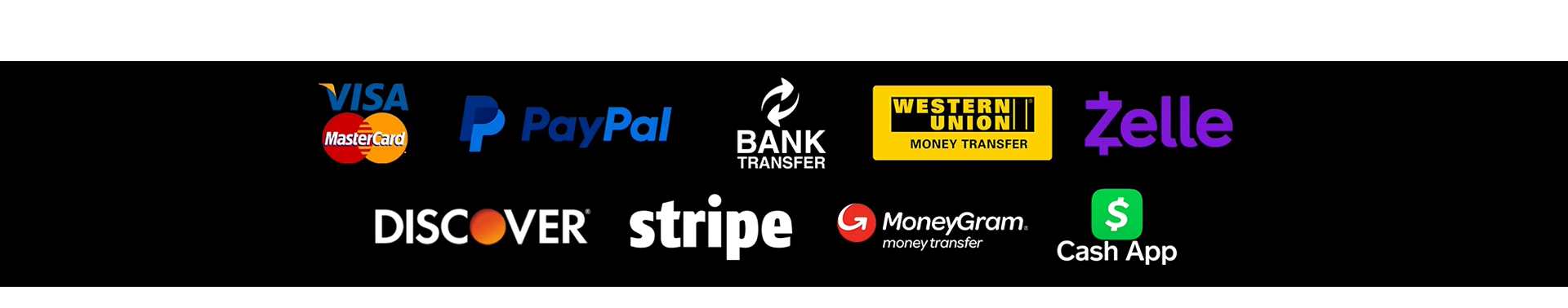 Buneri — Accepted Secure Payment Methods (PayPal, T/T, LC, Western Union)