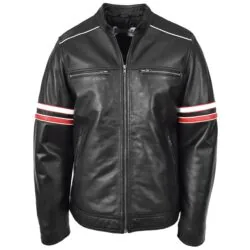 Buneri Kurtka Café Racer – Czarny — Buneri